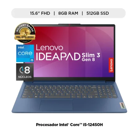 Laptop Lenovo Intel Core i5 8Gb 512Gb SSD Ideapad Slim 3i 15.6''